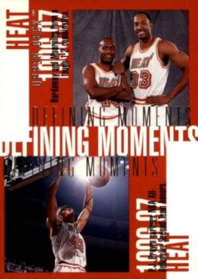 1996–97 Upper Deck Defining Moments Alonzo Mourning card